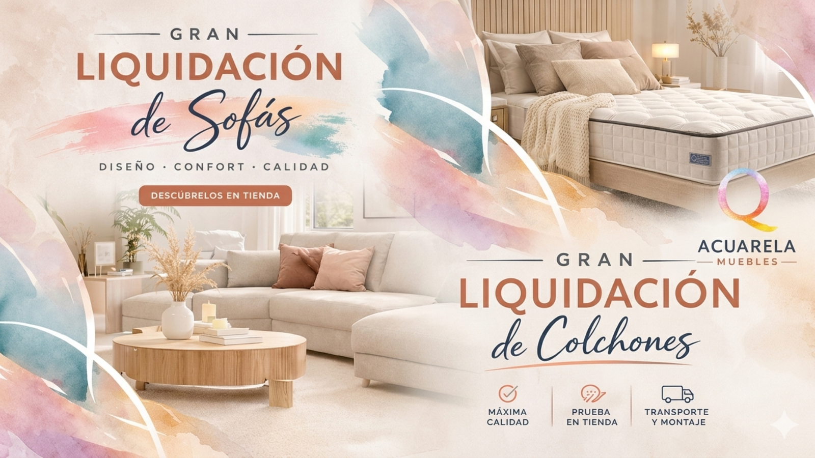 Acuarela 03-sofás liquidacion