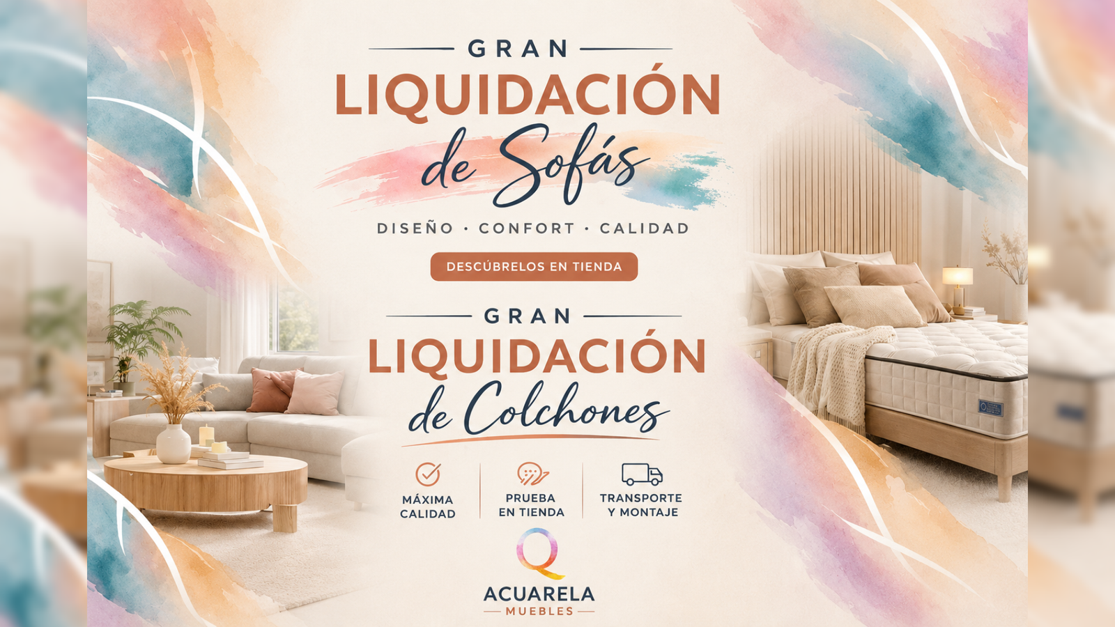 Acuarela 03-sofás liquidacion